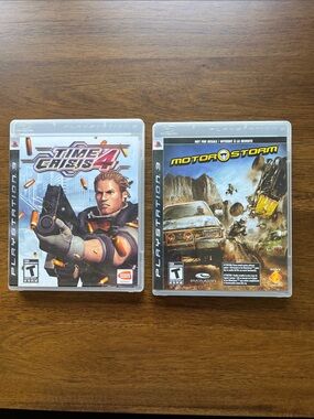 Sony PlayStation 3 Game Pair – Time Crisis 4 & MotorStorm games